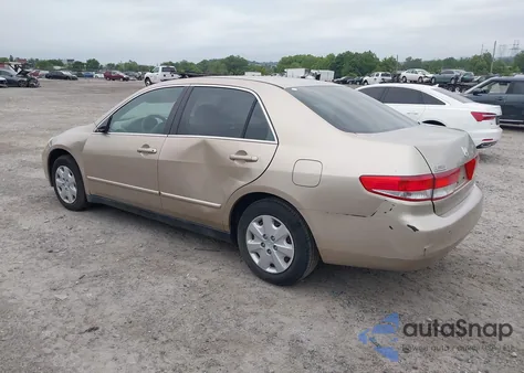 2003 Honda Accord 2.4 Lx из США, поврежденный, VIN 1HGCM56393A087865